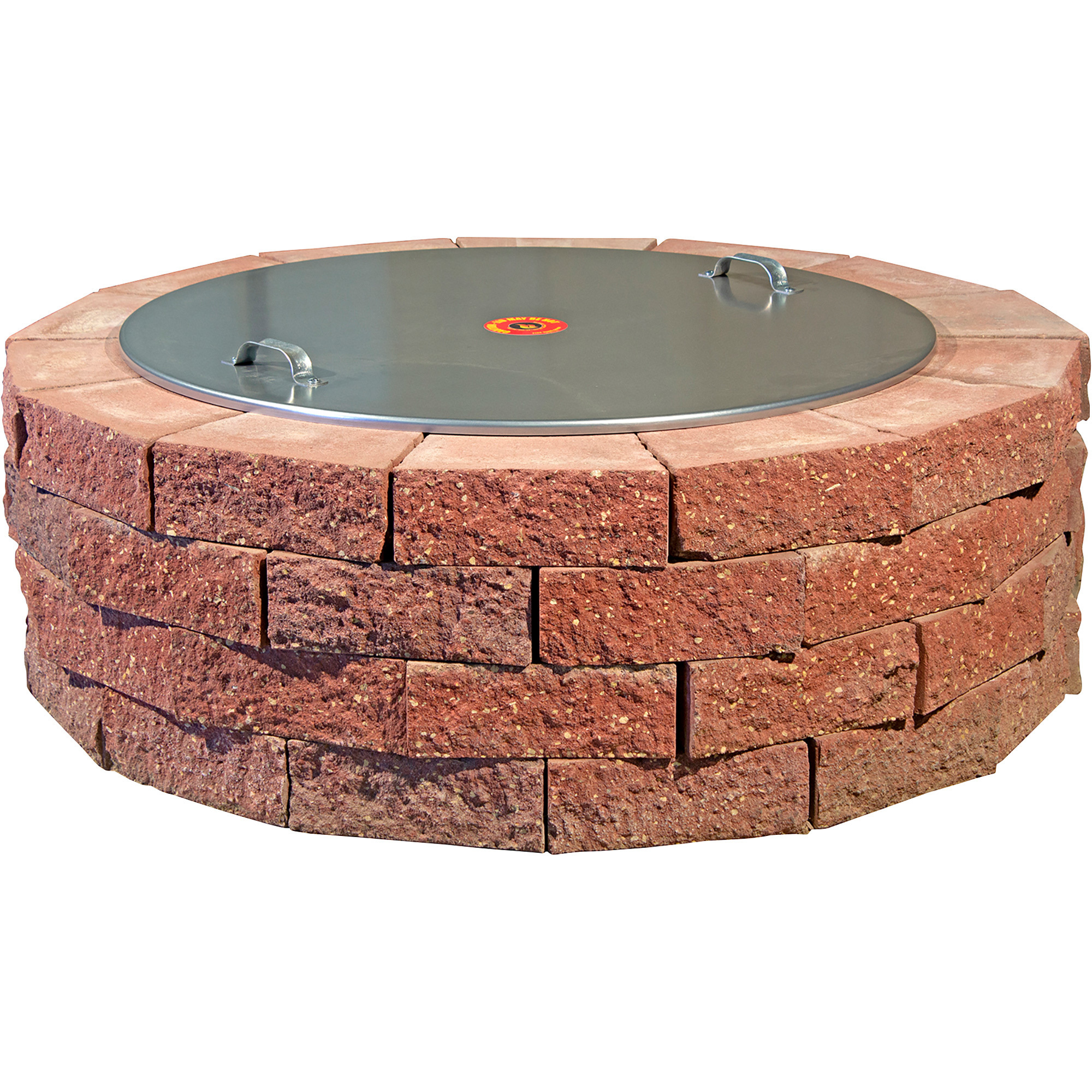 Pilot Rock Round Steel Fire Ring Cover — 38in. Diameter, Model IAC30